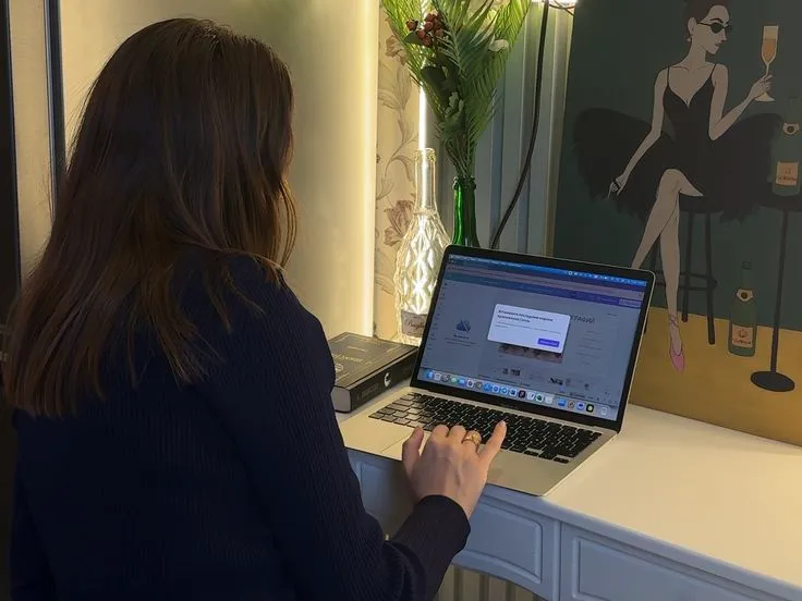 Futurystyczne miasto i dane